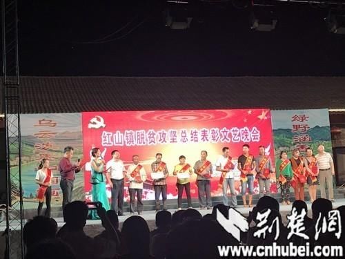 英山举行精准扶贫文化惠民文艺晚会