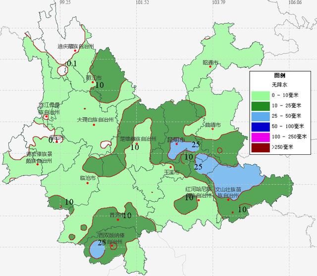 今明两天我省大部有降雨 后天中东部地区降雨将趋于结束