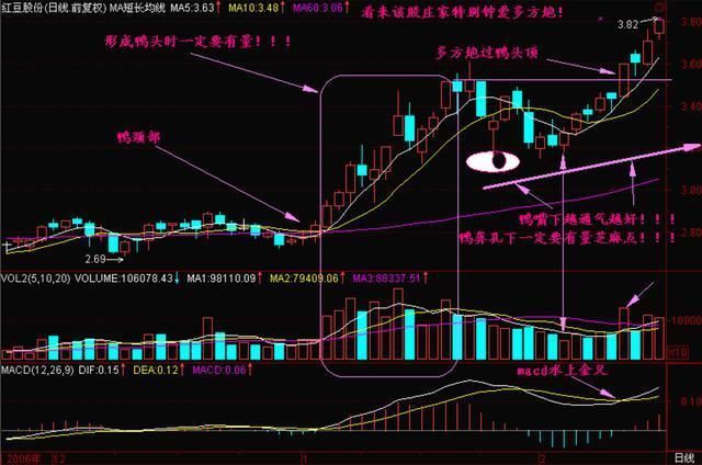 在中国股市，一旦出现“老鸭头”形态，非买不可!