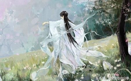 心理测试:哪一个背对你的古代女子在落泪,测你