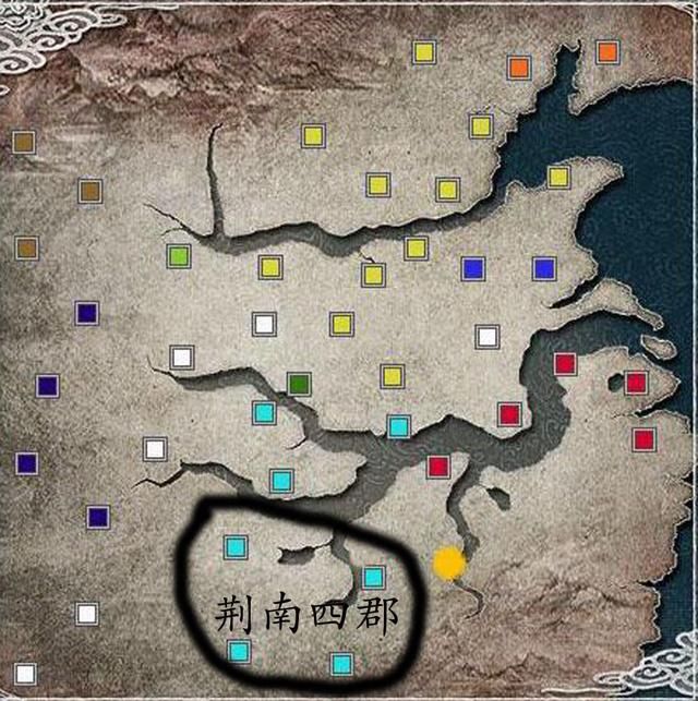 《三国演义》中，刘备统领荆南四郡后，四郡的“太守”分别是谁？