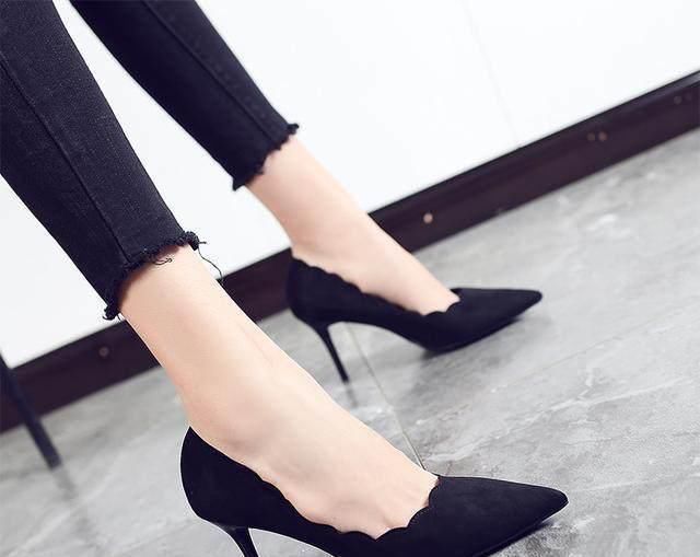 尖头细跟高跟鞋轻熟特别喜欢,女神们的最爱