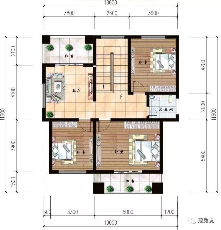 3套110平的三层别墅，30万拿下不成问题