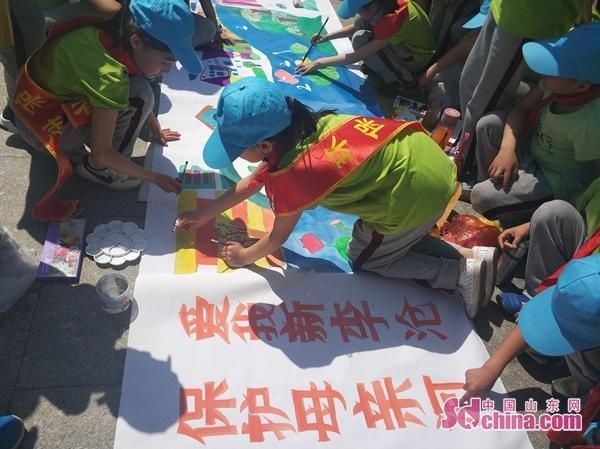 保护母亲河!青岛四流中路第三小学亲近李村