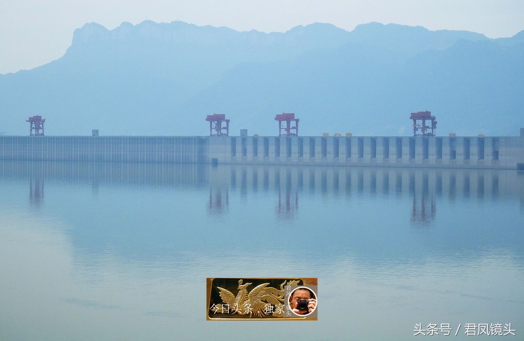 湖北宜昌:三峡水库与三峡大坝美景