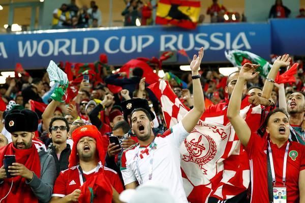 世界杯布塔伊布破门球迷嗨炸!这一球摩洛哥等