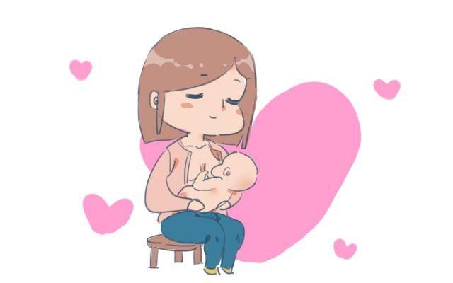从宝宝吃奶的姿势,来看宝宝的性格,我家是戏精型的,你家呢?