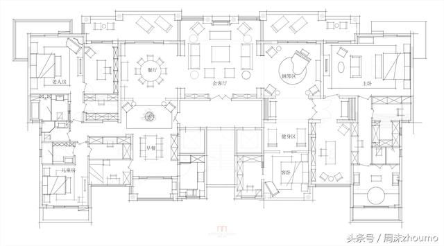 两套打通户型16个方案