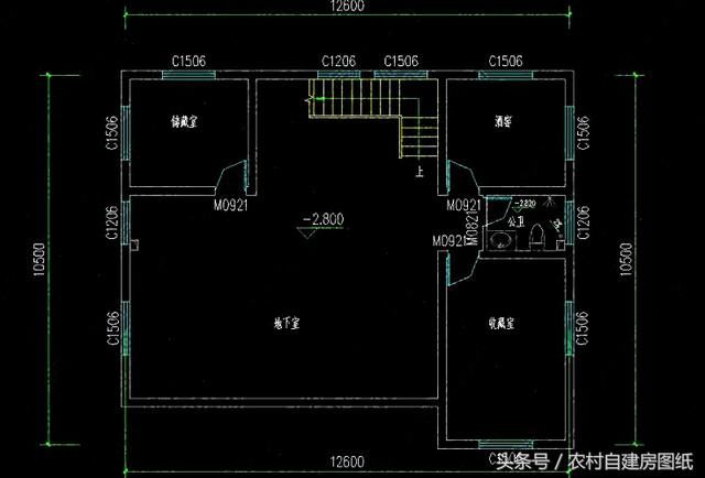 3款带地下室的一层农村别墅，哪款最适合建在南方农村