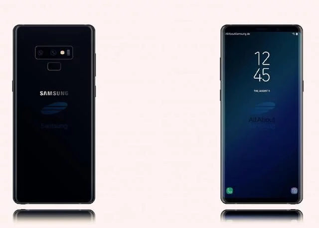 三星Note9曝光!全面屏就该长这样子 三星Note9曝光!全面屏就该长这样子