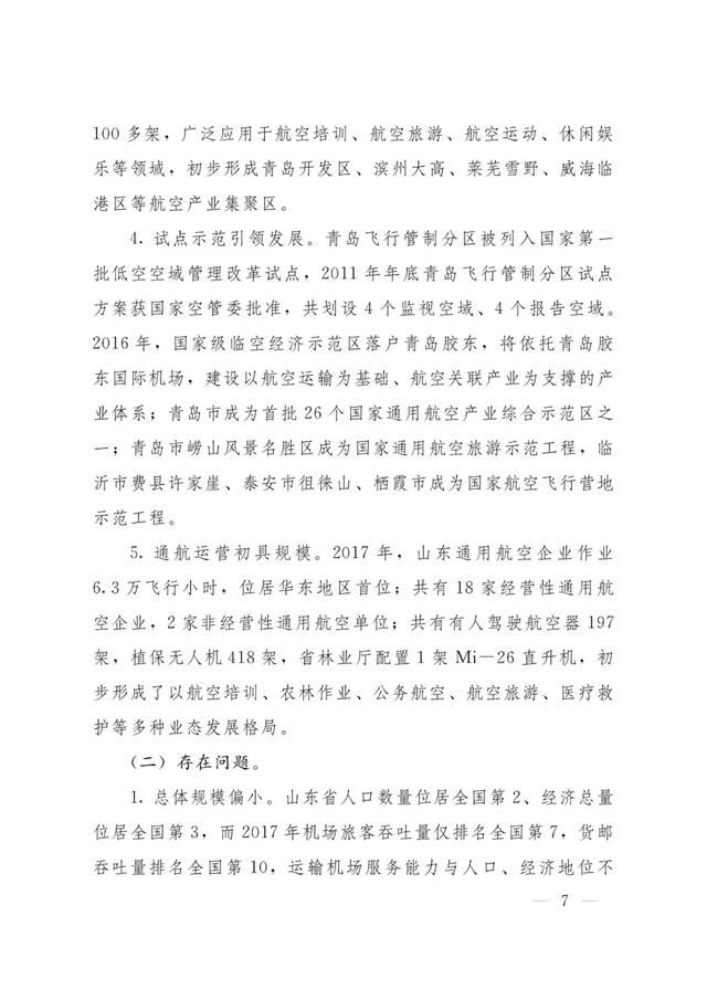 真的!菏泽这7县将新建机场!省政府发布规划通知!