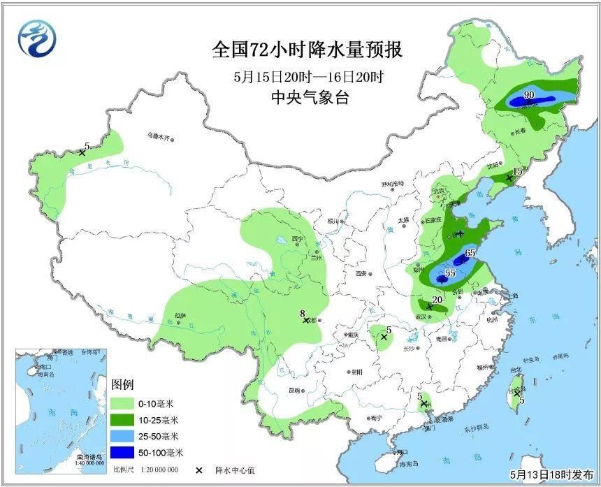 36℃暴雨+冰雹!河北大范围降雨要来，谨防雷电+大风+强降水