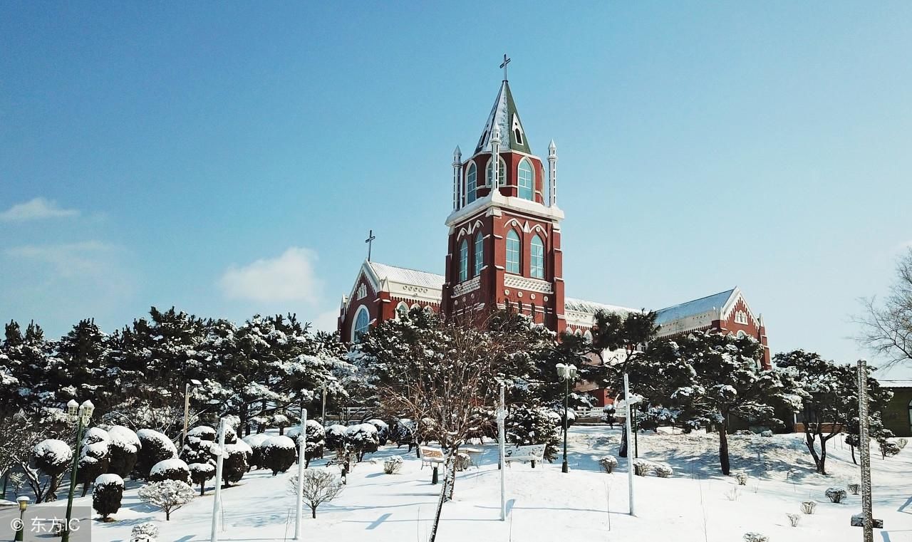 沈阳：航拍百年名校，东北神学院，带您领略雪后震撼美景