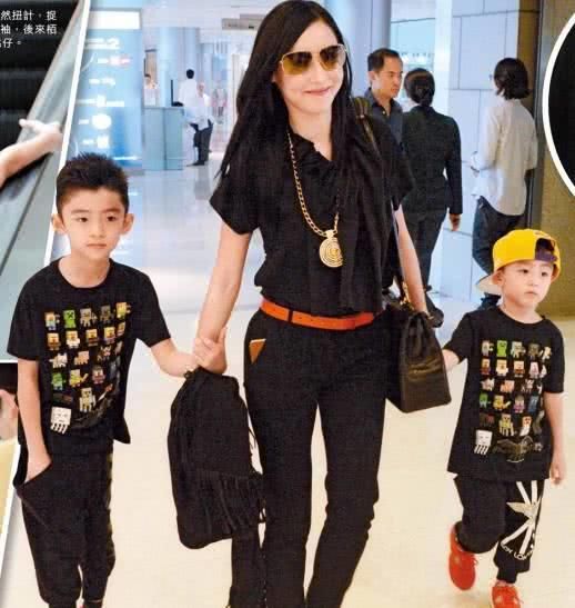 妇女节张柏芝儿子给妈妈亲手做早餐,一家三口