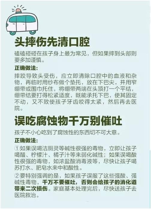 11种实用儿童急救方法，爸妈必备！