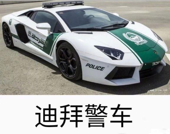 盘点各国警车，网友：迪拜一看就很有钱，俄罗斯应该叫警坦