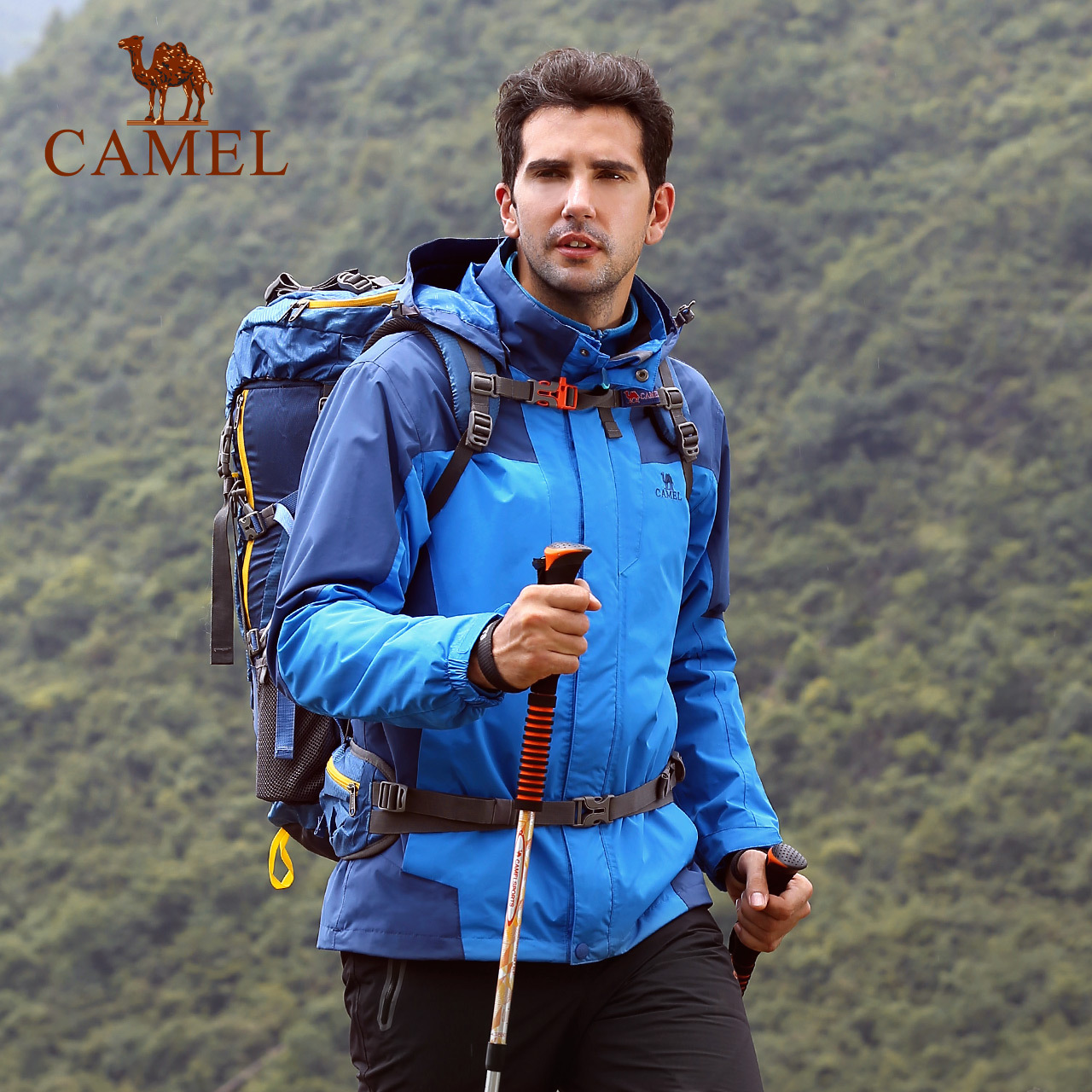 领券100元后399元-骆驼户外 软壳冲锋衣 男女