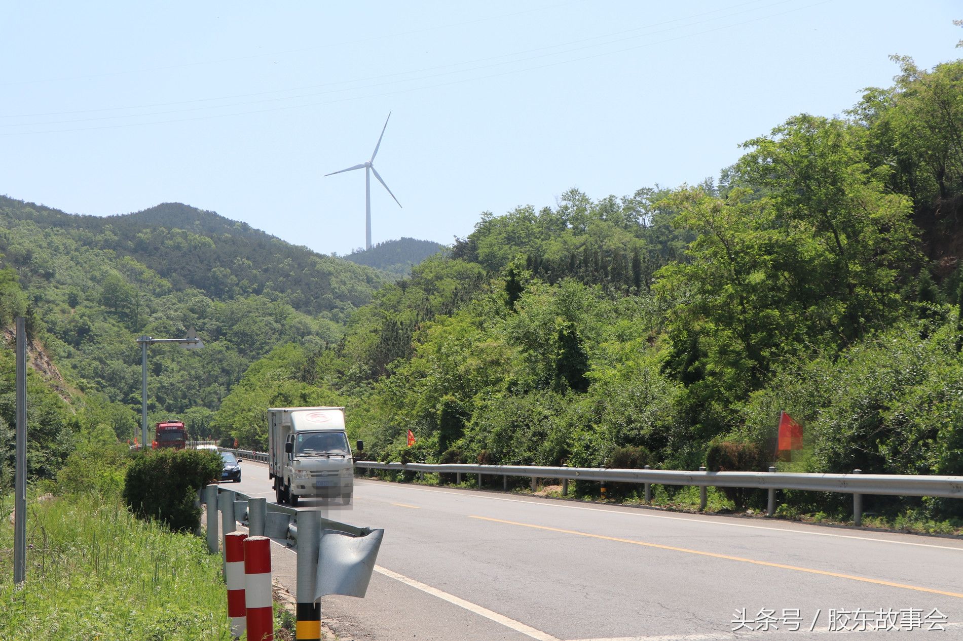 组图:烟台栖霞十八盘附近一个山村的影像，名叫黑陡硼