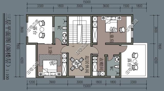 90后农村自建房，现代风格户型6套，含平面图