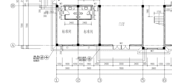 CAD标注中一个数字里面标有电视或是字母表圆圈cad图片