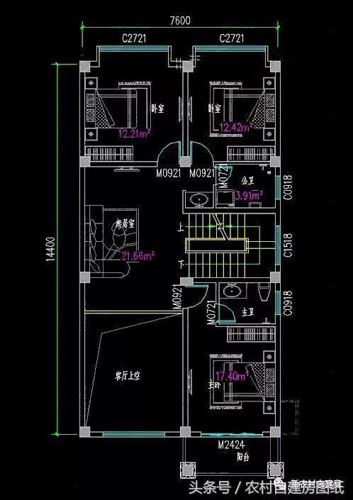 面宽8米的洞口宅基地建房,6款图纸图纸经典,让农村预留上看如何别墅图片