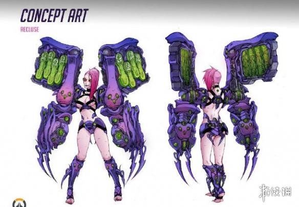 玩家绘制《守望先锋》蜘蛛女王同人图 炫酷无比!