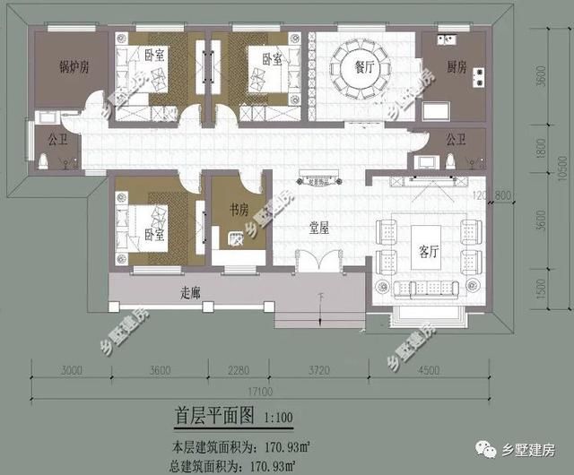 3款农村一层小平房，不仅外观大气造价还经济，最高只要14万!