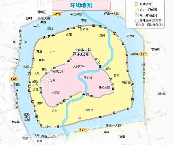 上海内环、中环、外环房价差别到底有多大?郊