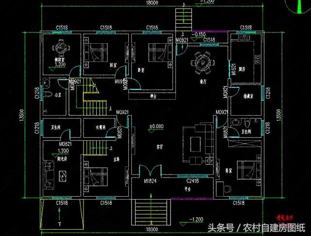 3款带地下室的一层农村别墅，哪款最适合建在南方农村