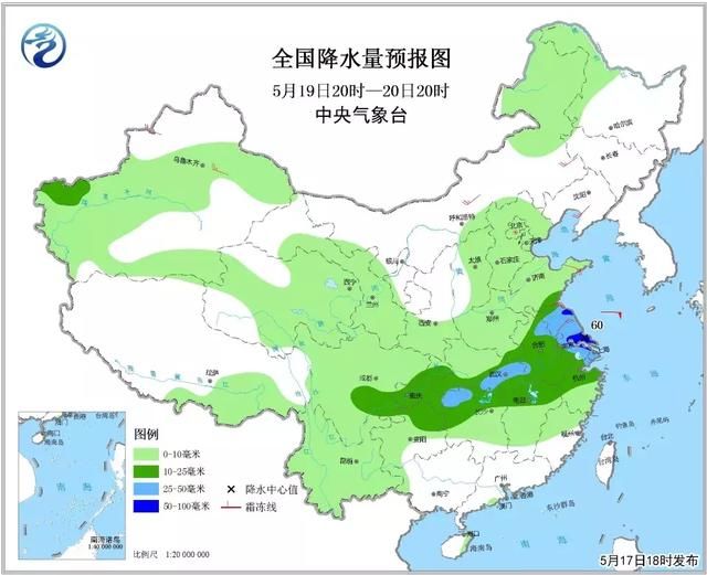 22号，有雨--春耕期间天气预报