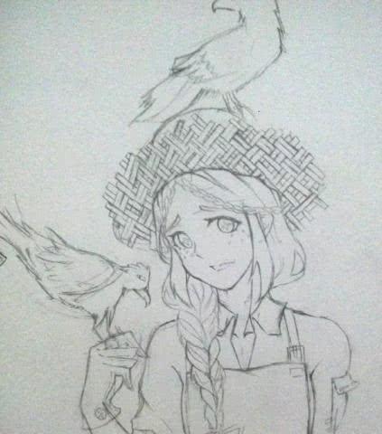 第五人格:小学生画园丁艾玛,开始以为是乱写乱