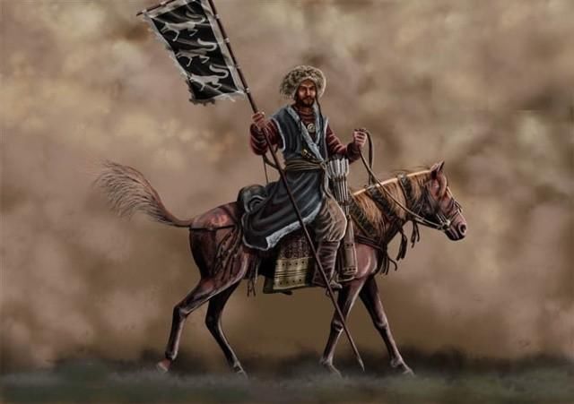 第二个传说,是说突厥本来是匈奴的一个分支,后来被邻国给灭了,当时