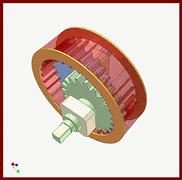 齿轮传动机械动态图,你知道它们分别是什么传动方式吗?